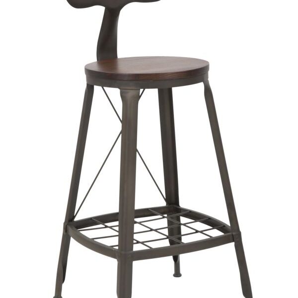 SGABELLO BAR HARLEM ROD CM 41X44X92 (ALTEZZA SEDUTA CM 68)