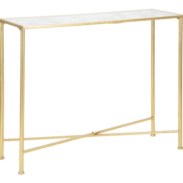 CONSOLE BUTTERFLIES GLASS CM 100X35X80